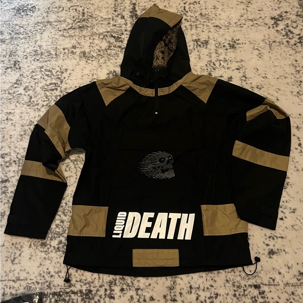 ***Brand New*** Liquid Death windbreaker. Exclusive!!